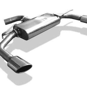 VW Beetle 2,0l - 16 (5C) Coupe & Cabrio Endschalldämpfer Ausgang rechts/links - 115x85 Typ 38 rechts/links