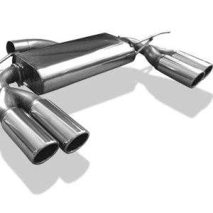 VW Beetle 1,2l - 16 (5C) Coupe & Cabrio - Einzelradaufh. Endschalldämpfer rechts/links - 2x80 Typ 16 rechts/links