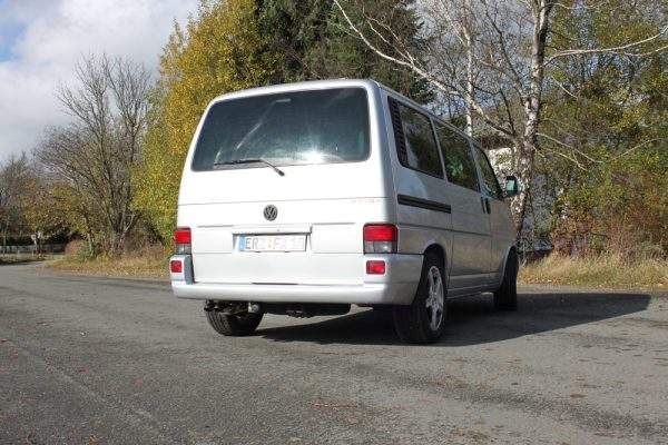 VW T4 - Frontantrieb - Bus/ Transporter/ Multivan/ Caravelle Endschalldämpfer - 2x63 Typ 28 – Bild 2