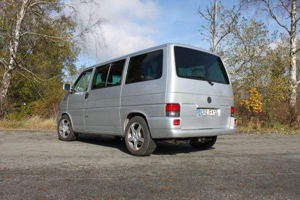 VW T4 - Frontantrieb - Bus/ Transporter/ Multivan/ Caravelle Endschalldämpfer - 2x63 Typ 28 – Bild 4