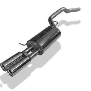 VW Bus T5/T6 4MOTION Endschalldämpfer - 2x80 Typ 13