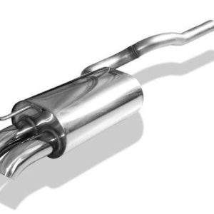 VW Bus T5 Pritsche 4x4 Doppelkabine Endschalldämpfer - 2x63 Typ 28