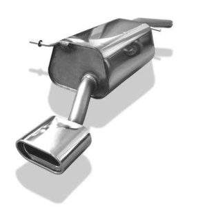 VW Caddy III Endschalldämpfer einseitig - 160x80 Typ 53