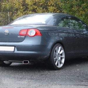 VW Eos  1F Endschalldämpfer Ausgang rechts/links - 160x80 Typ 56 rechts/links