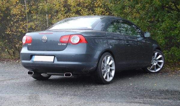 VW Eos 1F Endschalldämpfer Ausgang rechts/links - 160x80 Typ 57 rechts/links