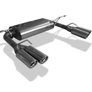 VW Eos V6 Endschalldämpfer Ausgang rechts/links - 2x80 Typ 17 rechts/links