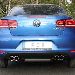 VW Eos 1F - Facelift - 1,4l Endschalldämpfer rechts/links - 2x80 Typ 16 rechts/links