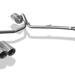 VW Amarok 4x4 Endschalldämpfer Ausgang rechts/links - 2x80 Typ 17 rechts/links