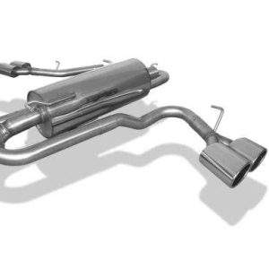 Ford Ranger 2011-08/2016 - 4x4 - Doppelkabine Endschalldämpfer Sidepipe, Ausgang rechts und links am Trittbrett  - 2x115x85 Typ 38 rechts/links