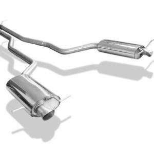 VW Phaeton - 3D Endschalldämpfer rechts/links mit X-Pipe - Austritt der Endrohre in den originalen Endrohren