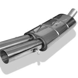 Audi 80/90 - Typ 89, B3 Limousine/ Coupe/ 80 B4 - Cabrio Endschalldämpfer - 2x76 Typ 10