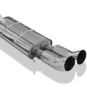 Audi 80/90 - Typ 89, B3 Limousine/ Coupe/ 80 B4 - Cabrio Endschalldämpfer - 2x76 Typ 18