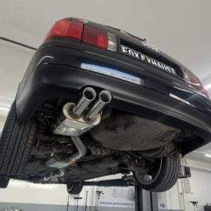 Audi S2 B4 Endschalldämpfer 76mm - 2x80 Typ 25