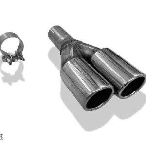 Audi A2 - 1,6l  1,4l  1,4l TDI Endrohr für FOX Endschalldämpfer - 2x80 Typ 16