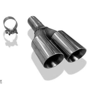 Audi A2 - 1,6l  1,4l  1,4l TDI Endrohr für FOX Endschalldämpfer - 2x76 Typ 25