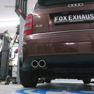 Audi A2 - 1,4l TDI 55/66kW - 42l Tank Halbanlage ab Kat - 2x80 Typ 16