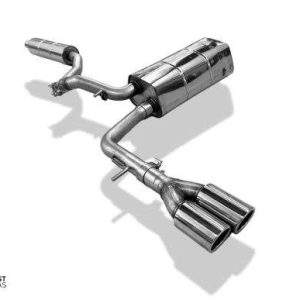 Audi A2 - 1,6l Halbanlage ab Kat - 2x80 Typ 16 (Bestehend aus End- und Vorschalldämpfer mit Endrohr)