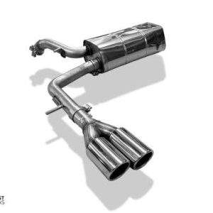 Audi A2 - 1,6l + 1,4l 42l Tank Endschalldämpfer - 2x80 Typ 16