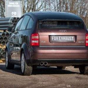 Audi A2 - 1,4l TDI 55/66kW - 42l Tank Halbanlage ab Kat - 2x76 Typ 25