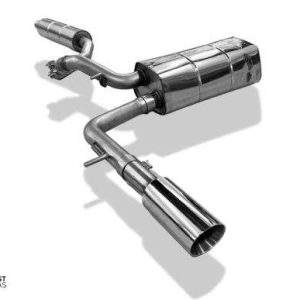 Audi A2 - 1,6l Halbanlage ab Kat - 1x90 Typ 25 (Bestehend aus End- und Vorschalldämpfer mit Endrohr)