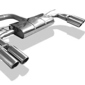 Audi A3 - 8V Limousine mit S-Line oder S3 Stoßstange" Endschalldämpfer quer Ausgang rechts/links - 2x80 Typ 16 rechts/links"