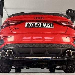 Audi S3 GY - Limousine Halbanlage ab OPF mit Abgasklappen - 2x100 Typ 25 rechts/links