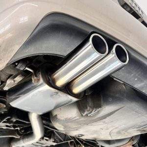 Audi A4 B5 quattro Endschalldämpfer - 2x88x74 Typ 32 seitlich versetzt