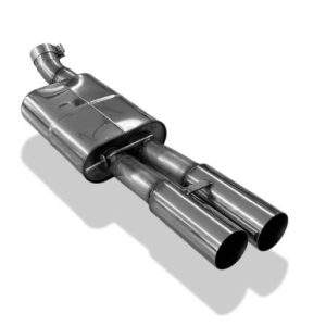 Audi A4 B5 - Frontantrieb Endschalldämpfer 76mm - 2x80 Typ 10