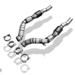 Audi S4/ RS4 B5 Downpipe 76mm mit HJS Katalysatoren für k04- und k06-Lader