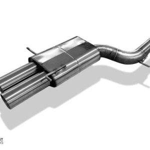 Audi RS4 B5 Endschalldämpfer 90mm - 2x90 Typ 25
