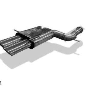 Audi RS4 B5 Endschalldämpfer 90mm - 2x106x71 Typ 32