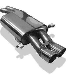 Audi 100/A6 Typ C4 quattro Endschalldämpfer - 2x76 Typ 14