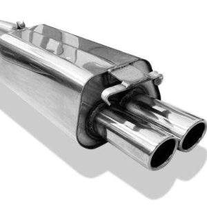 Audi 100/A6 Typ C3/C4 Frontantrieb Endschalldämpfer - 2x76 Typ 16