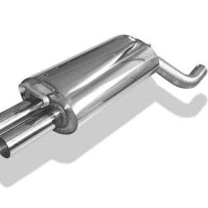 Audi 100 quattro Typ C3/ Audi 200 Typ 44Q Endschalldämpfer - 2x63 Typ 10