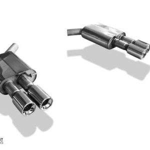 Audi A6 4G - 2,0l TFSI + 2,8l FSI Endschalldämpfer rechts/links zweiflutig - 2x90 Typ 13 rechts/links