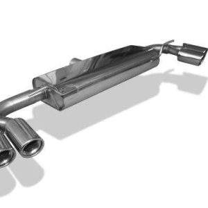 Audi TT 8J - Turbo Endschalldämpfer rechts/links - 2x80 Typ 17 rechts/links