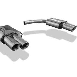 Audi A4/A5/ S5 quattro - B8/ 8T Endschalldämpfer rechts/links für 2-Rohr zweiflutig - 2x90 Typ 25 rechts/links