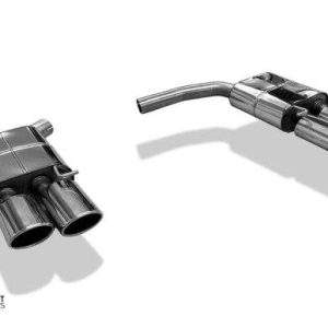 Audi A4/A5/S5 quattro - Rieger Endschalldämpfer rechts/links für 2-Rohr zweiflutig - 2x115x85 Typ 32 rechts/links - passend an Heckeinsatz