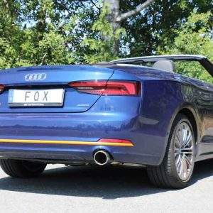 Audi A5 quattro B9 Cabrio Endschalldämpfer rechts/links für 1-Rohr einflutig - 1x100 Typ 16 rechts/links