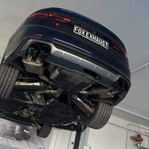 Audi S4/ S5 - B9 Endschalldämpfer rechts/links mit Abgasklappen, Mittelschalldämpfer und Vorschalldämpfer  - 2x100 Typ 25 rechts/links