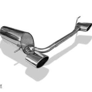 Audi A1 8X Endschalldämpfer Ausgang rechts/links - 140x90 Typ 32 rechts/links - passend an Rieger Stoßstange