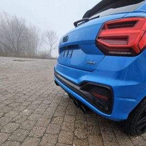 Audi Q2 Endschalldämpfer Ausgang rechts/links - 2x115x85 Typ 32 rechts/links schwarz emailliert