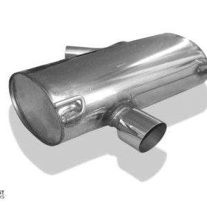 BMW E87 120i Endschalldämpfer - 1x80 Typ 14