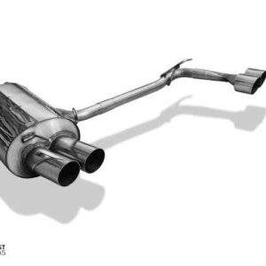 BMW E46 320/ 323/ 325/ 328/ 330 Endschalldämpfer Ausgang rechts/links zweiflutig - 2x90 Typ 14 rechts/links