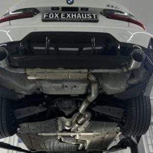 BMW G20 - 330i Halbanlage ab OPF mit Abgasklappe - 1x114 Typ 25 rechts/links