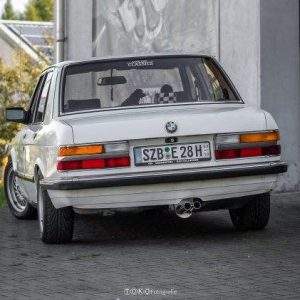 BMW E28 520i ohne Kat Endschalldämpfer - 2x55 Typ 10