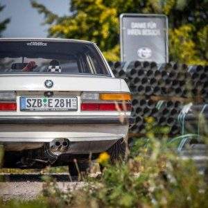 BMW E28 518i ohne Kat Endschalldämpfer - 2x55 Typ 10