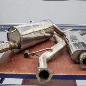 BMW E28 520i ohne Kat End- und Vorschalldämpfer - 2x63 Typ 12