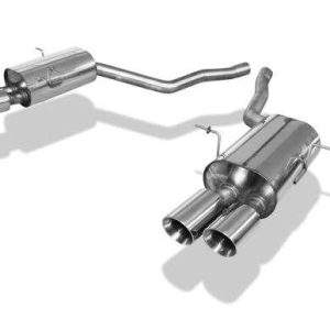 BMW E31 850i Endschalldämpfer rechts/links - 2x90 Typ 25 rechts/links