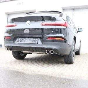 BMW X3 G01/ X4 G02 - 20i Endschalldämpfer quer Ausgang rechts/links - 2x80 Typ 25 rechts/links